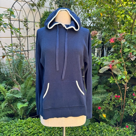 Margaret O'Leary Sweaters - Margaret O’Leary Thermal Kanga Hoodie Navy Sz XS